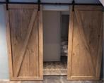Schuifdeur massief eiken - OP MAAT, Doe-het-zelf en Verbouw, Deuren en Horren, Ophalen of Verzenden, Niet ingevuld, Niet ingevuld