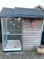 Voliere, Dieren en Toebehoren, Vogels | Hokken en Kooien, Verzenden, Gebruikt, Aluminium, Volière