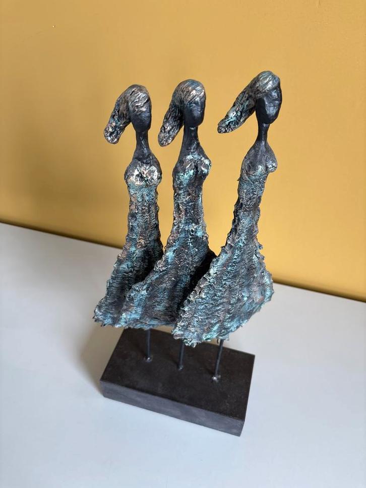 Bronzen Beeld 'De Drie Gratiën', Antiek en Kunst, Kunst | Beelden en Houtsnijwerken, Ophalen