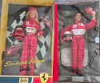 Barbie Scuderia Ferrari + Michael Schumacher in doos 25cm, Ophalen of Verzenden, Zo goed als nieuw, Pop