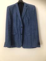 Blauw linnen colbert maat 56, Blauw, Bijenkorf, Maat 56/58 (XL), Ophalen of Verzenden
