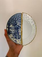 Kintsugi wandbord Delfsblauw, keramiek, Antiek en Kunst, Ophalen of Verzenden