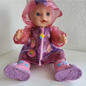 Baby Born kleertjes 2 delige DeLuxe Regen set Babyborn  beschikbaar voor biedingen