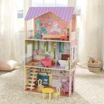Barbiehuis/poppenhuis groot incl. poppen en meubels, Ophalen, Zo goed als nieuw, Poppenhuis