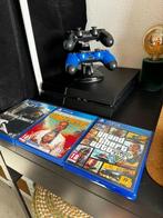 Nette PS4 Playstation 4 met 2 Controllers en 3 spellen GTA 5, Spelcomputers en Games, Original, Met 2 controllers, Ophalen of Verzenden