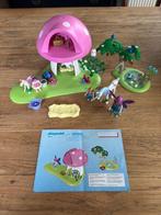 Playmobil Fairy Feeen en verzorgingspost voor eenhoorns 6055, Ophalen of Verzenden, Zo goed als nieuw, Complete set