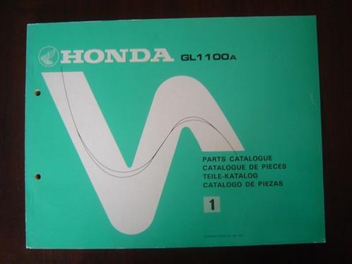 HONDA GL1100 A 1979 parts catalogue GL1100A onderdelen boek, Motoren, Handleidingen en Instructieboekjes, Honda, Ophalen of Verzenden
