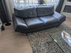 Natuzzi leren bank, Huis en Inrichting, Ophalen, Gebruikt, Tweepersoons, Rechte bank