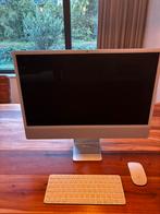 Apple Imac 24’” m1 512gb zilver, Computers en Software, Apple Desktops, Ophalen of Verzenden, Zo goed als nieuw, IMac