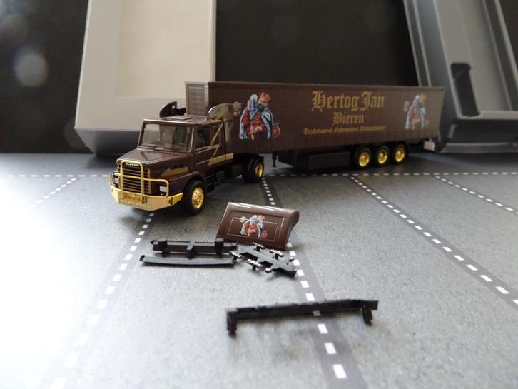 823 herpa scania torpedo hertog jan bieren 1:87 truck trein, Hobby en Vrije tijd, Modelauto's | 1:87, Nieuw, Bus of Vrachtwagen