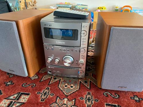 Sony audio set, Audio, Tv en Foto, Stereo-sets, Gebruikt, Cassettedeck, Cd-speler, Tuner of Radio, Sony, Microset, Ophalen