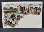 Boxmeer - litho uitgave Schoth gelopen 1899, Verzamelen, Ansichtkaarten | Nederland, Ophalen of Verzenden, Voor 1920, Gelopen