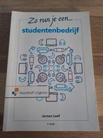 Zo run je een studentenbedrijf - Jeroen Loef, Ophalen, Zo goed als nieuw, HBO, Jeroen Loef