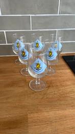 6 bierglazen Landmacht 11 PAGNCIE PantserGenieCompagnie, Ophalen of Verzenden, Zo goed als nieuw, Bierglas