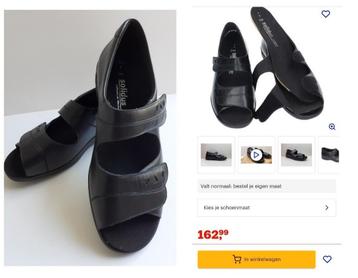 Nieuwe zwart leren Solidus Lia sandalen 40 beschikbaar voor biedingen