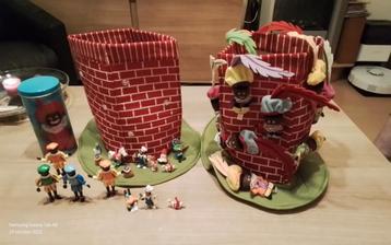 Sinterklaas Schoorsteen Decoratie met en zonder Pieten beschikbaar voor biedingen