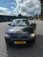 Audi A3 1.6 2004 Zwart, Auto's, Voorwielaandrijving, 4 cilinders, Zwart, 1200 kg
