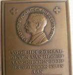 plaquette Prof. Dr. Karl Landsteiner bloeddonor Roode Kruis, Postzegels en Munten, Ophalen of Verzenden, Overige materialen