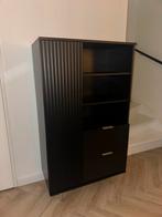 Zwarte kast, Ophalen, Zo goed als nieuw, 25 tot 50 cm, Minder dan 100 cm