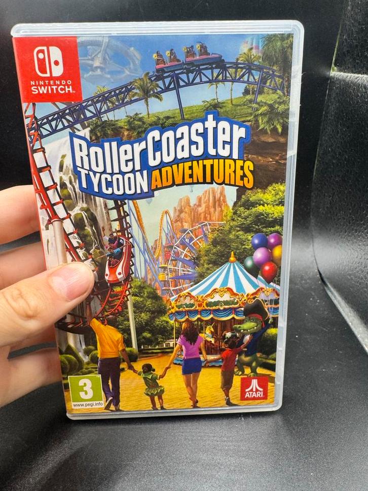 RollerCoaster Tycoon Adventures - Nintendo Switch, Spelcomputers en Games, Games | Nintendo Switch, Zo goed als nieuw, Simulatie
