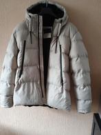 Warme gewatteerde winterjas met capuchon stone kleur, Kleding | Heren, Jassen | Winter, Ophalen of Verzenden, Zo goed als nieuw