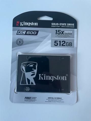 Nieuwe Kingston 512gb ssd. beschikbaar voor biedingen