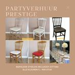 Verhuur van tafels, stoelen, tafeldecoratie en servies, Ophalen of Verzenden, Zo goed als nieuw, Overige