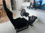 Logitech G29 stuurwiel met stoel voor PS5 Zo goed als nieuw, Ophalen of Verzenden, Zo goed als nieuw, Playseat of Racestoel, PlayStation 5