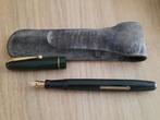 SWAN INKTPEN IN LEDER ETUI, Overige merken, Gebruikt, Met doosje, Ophalen of Verzenden