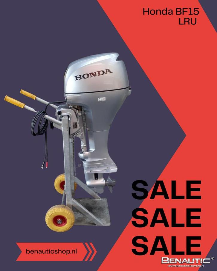 Direct leverbaar! Nieuwe Honda 15pk langstaart afstandbedien, Watersport en Boten, Buiten- en Binnenboordmotoren, Nieuw