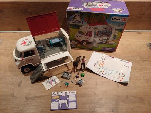 Schleich Horse Club 42370 Dierenarts Mobiel, Kinderen en Baby's, Speelgoed | Overig, Zo goed als nieuw, Jongen of Meisje, Ophalen of Verzenden