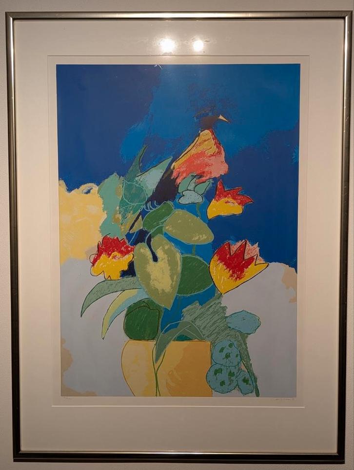 Henk van Vessem Zeefdruk - 2 Stuks, Antiek en Kunst, Kunst | Litho's en Zeefdrukken, Ophalen
