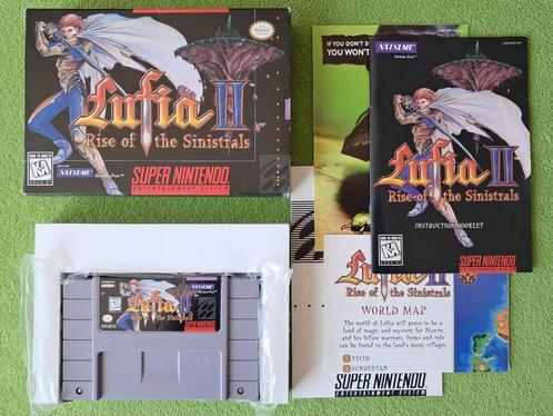 Lufia II (2) Rise of The Sinistrals - Super Nintendo SNES, Spelcomputers en Games, Games | Nintendo Super NES, Gebruikt, Role Playing Game (Rpg)