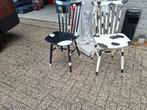 2 mooie houten vintage houten stoelen, Huis en Inrichting, Stoelen, Ophalen, Gebruikt, Twee, Bruin