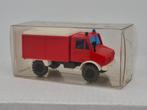 Unimog - Brandweer - Wiking 1/87, Hobby en Vrije tijd, Modelauto's | 1:87, Verzenden, Zo goed als nieuw, Bus of Vrachtwagen, Wiking