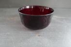 Vintage Arcoroc schaaltje Sierra Rubis, Verzenden, Effen, Glas, Schaal of Schalen