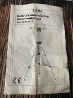 Laser waterpas. Met gebr. Aanwijzing. Werkt goed en secuur., Ophalen of Verzenden, Zo goed als nieuw