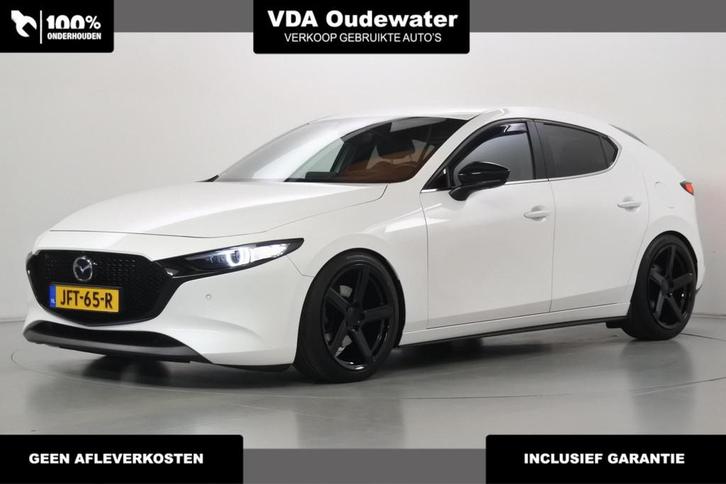 Mazda 3 2.0 X 180pk Automaat Luxury Sports, Auto's, Mazda, Bedrijf, Te koop, 360° camera, ABS, Achteruitrijcamera, Adaptive Cruise Control