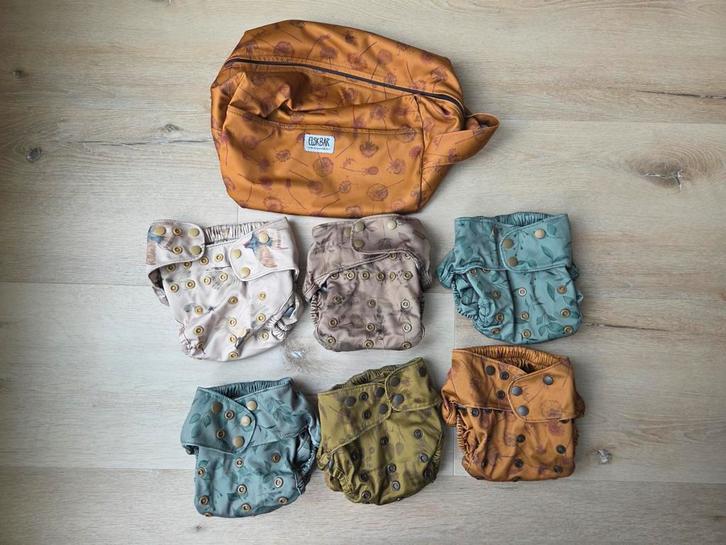 Elskbar cover all overbroekjes wasbare luiers en luierpod, Kinderen en Baby's, Badjes en Verzorging, Zo goed als nieuw, Overige typen