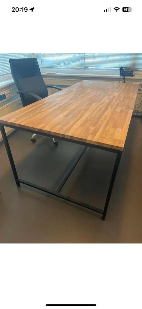 Eettafel, Huis en Inrichting, Tafels | Sidetables, Zo goed als nieuw, 25 tot 50 cm, Rechthoekig, Ophalen