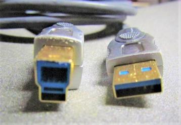 USB 3.0 kabel A naar B, 2.5 meter, High Quality, USB 3 NIEUW beschikbaar voor biedingen