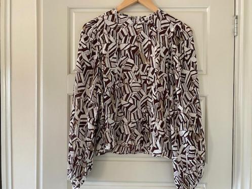 Nieuwe blouse van Circle of Trust bruinrood bedrukt maat XS, Kleding | Dames, Blouses en Tunieken, Nieuw, Maat 34 (XS) of kleiner