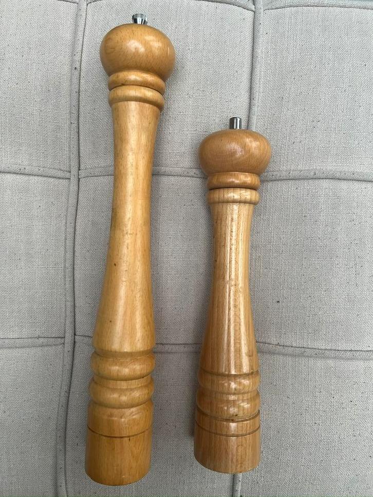 STOHA DESIGN EXTRA GROTE HOUTEN ZOUT / PEPER MOLENS, Huis en Inrichting, Keuken | Keukenbenodigdheden, Zo goed als nieuw, Ophalen of Verzenden