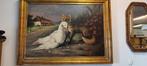 Schilderij: Vos met Gans, A. Waterschoot, Ophalen