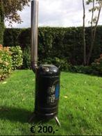 Terrasverwarmers tuinkachels houtkachels gasfleskachel hout, Ophalen, Nieuw, Vloer
