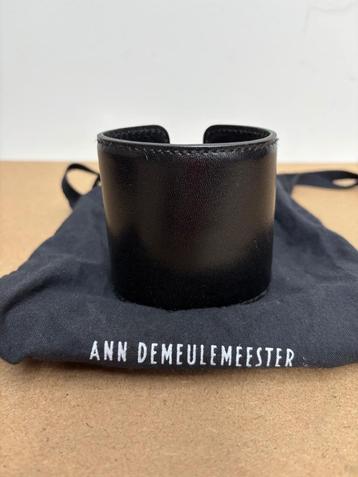 Ann Demeulemeester armband cuff leer nieuw zwart beschikbaar voor biedingen