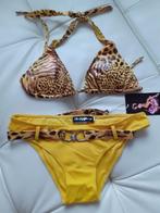 Mooie gele bikini met tijgerprint bovenstuk maat M, Ophalen of Verzenden, Nieuw, Geel, Bikini