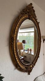Antieke ovale spiegel 150cm lang 105cm breed, Antiek en Kunst, 100 tot 150 cm, 150 tot 200 cm, Ophalen of Verzenden, Ovaal