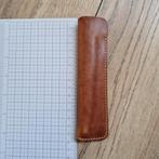 Vulpen etui, 1 pen, echt leer, zgan, Ophalen of Verzenden, Zo goed als nieuw