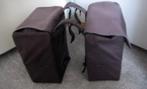 DUBBELE STERKE FIETSTASSEN NEW LOOKS DONKERGRIJS ,ALS NIEUW, Fietsen en Brommers, Fietsaccessoires | Fietstassen, Ophalen of Verzenden
